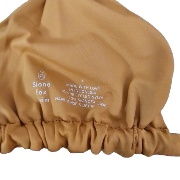 Stone Fox Swim Isobel Top in Sandstone size Large - Picture 5 of 7